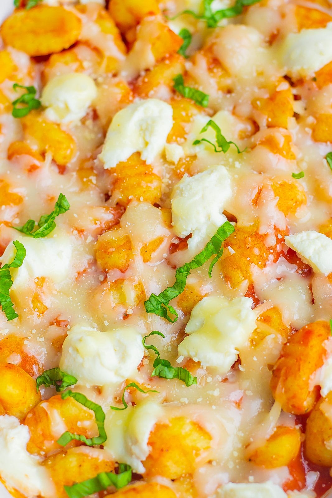 baked gnocchi with cheese