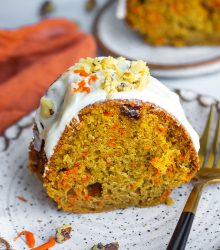Carrot Bundt Cake with Cream Cheese Frosting
