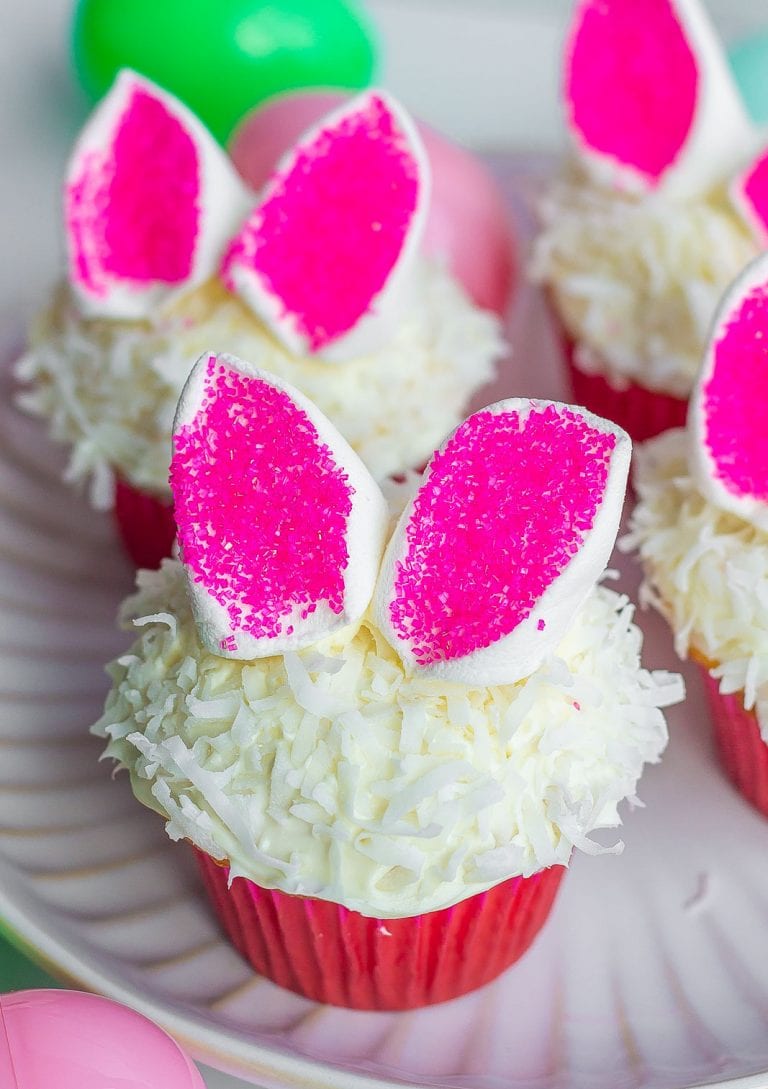 Easter Bunny Cupcakes (Fun for Kids to Make)