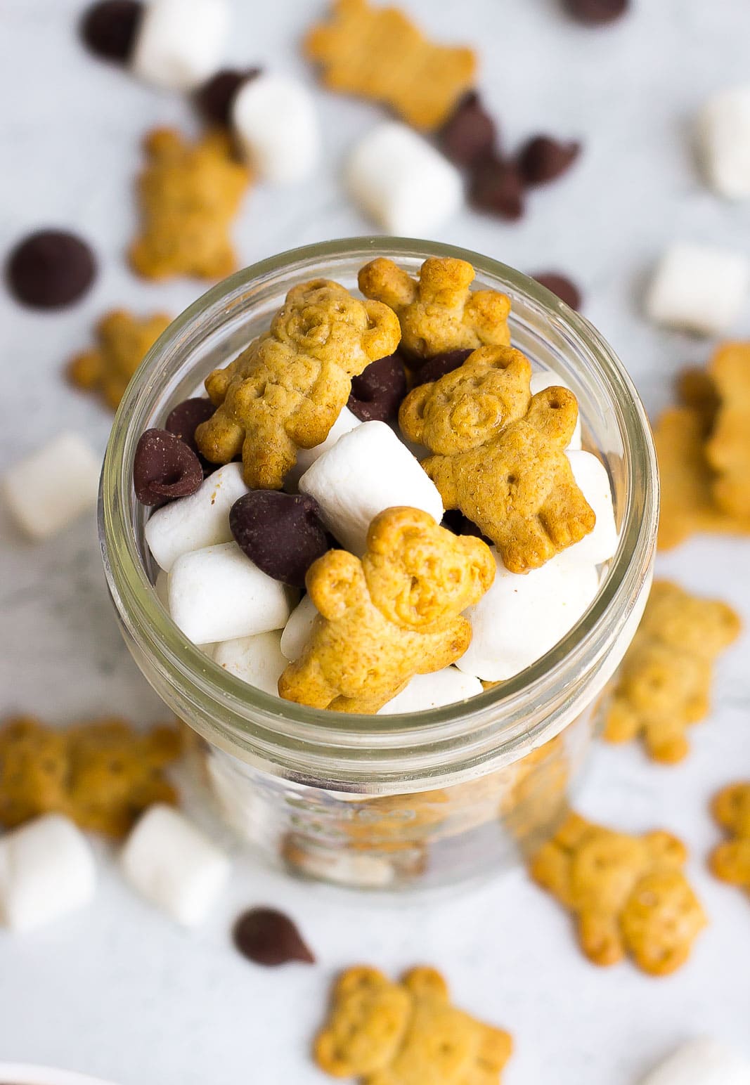 s'mores mix in a jar