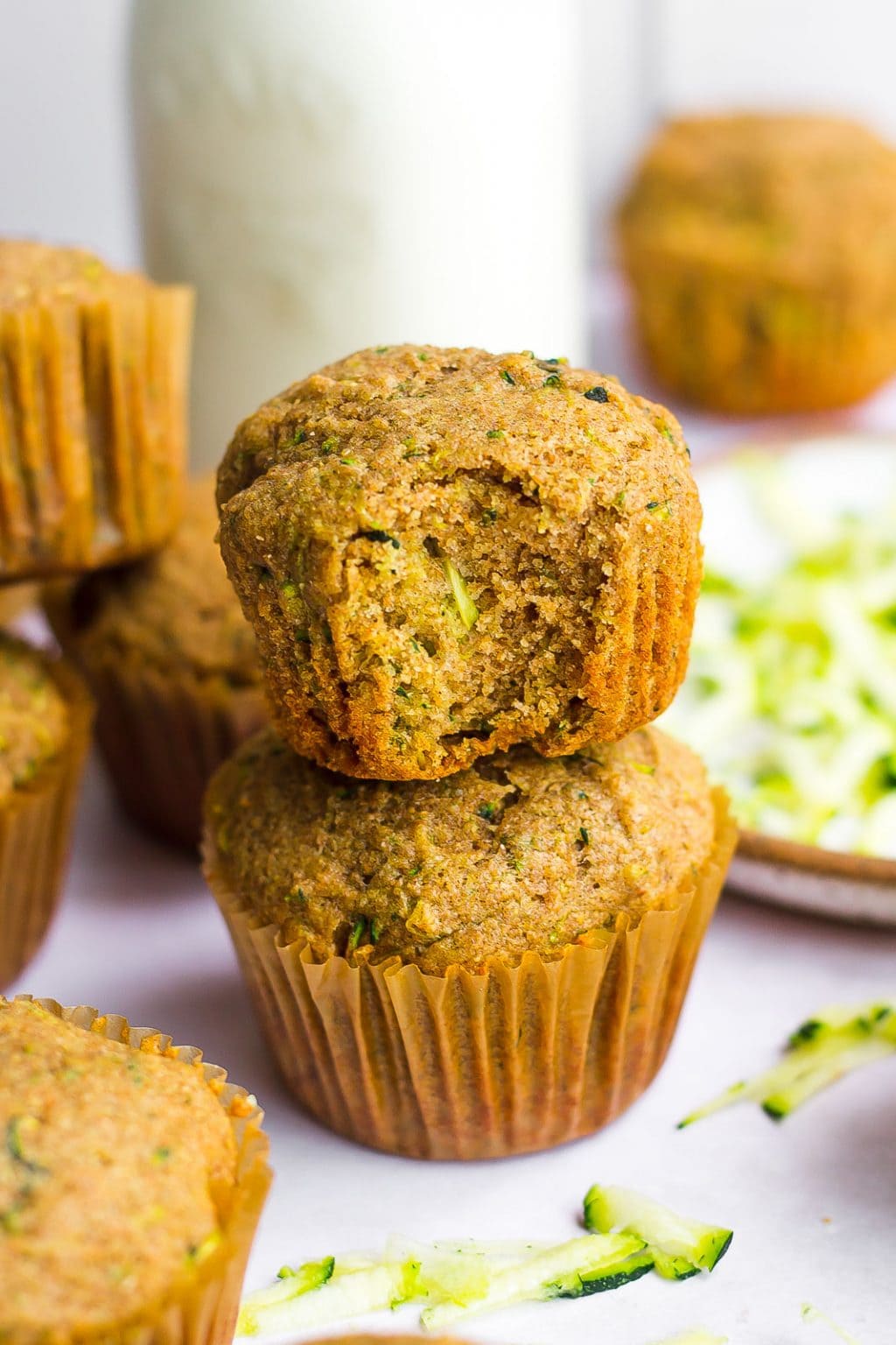 Healthy Zucchini Muffins (Refined Sugar-Free)