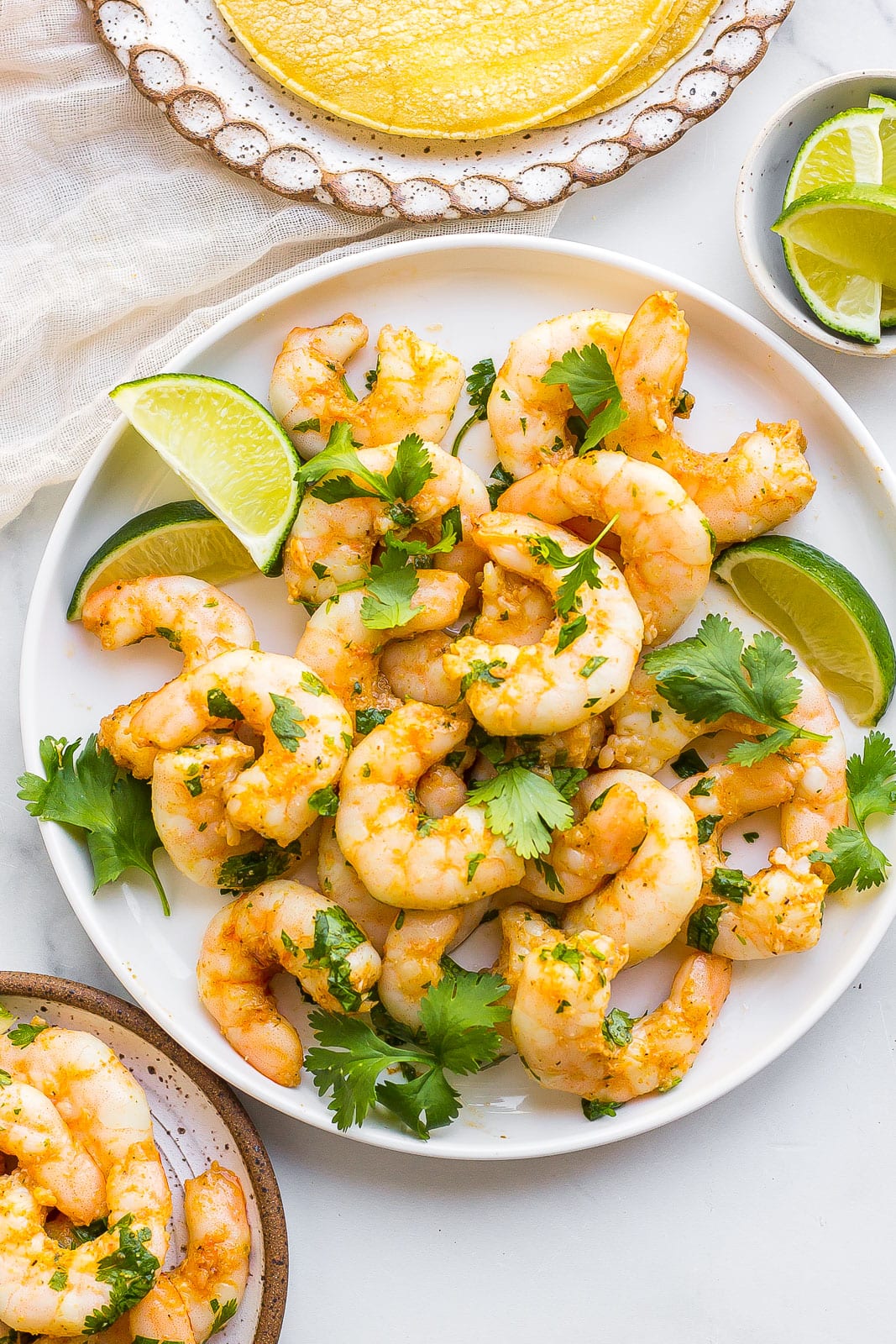 shrimp with cilantro and lime 