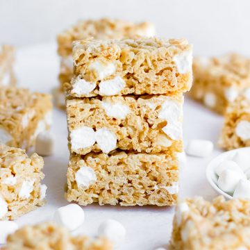 Brown Butter Rice Krispie Treats - Kathryn's Kitchen