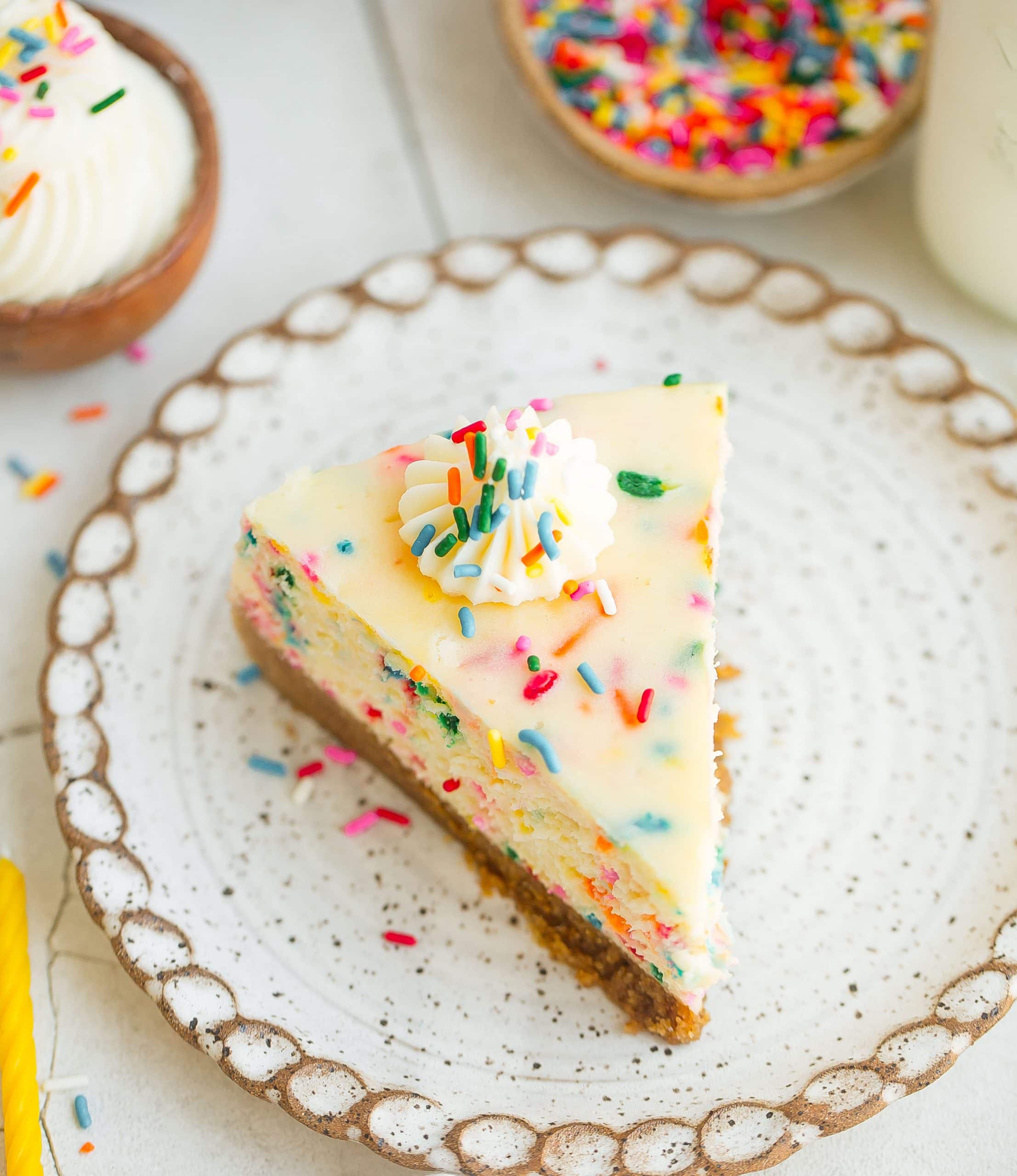 Easy Birthday Cake Cheesecake Recipe