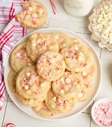 White Chocolate Peppermint Cookies-8