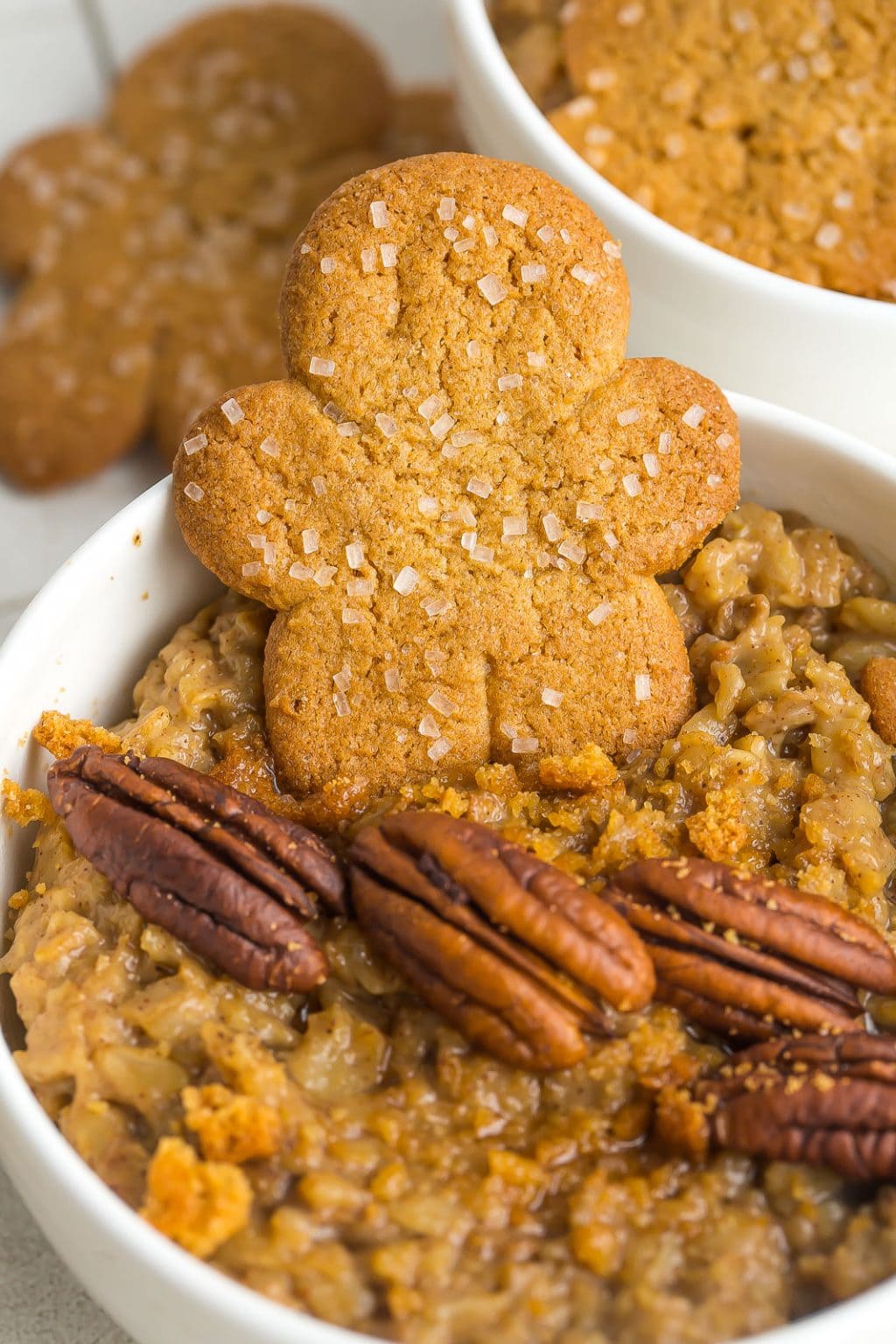 Easy Gingerbread Oatmeal (Healthy Recipe)