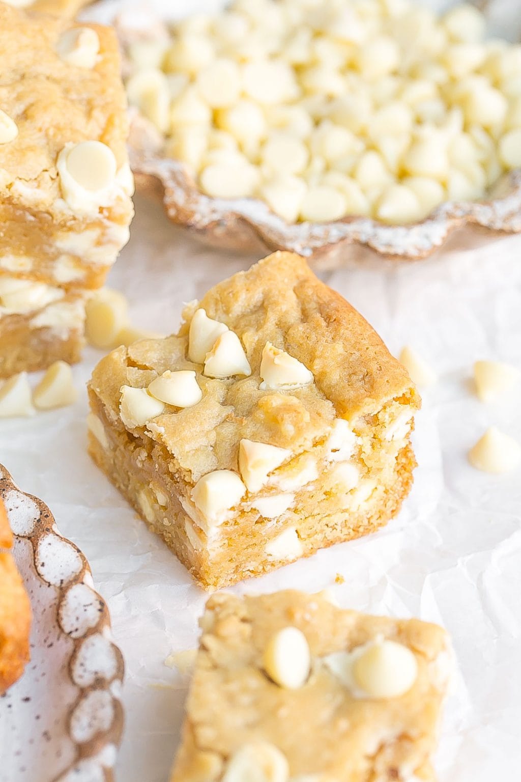 White Chocolate Blondies - Kathryn's Kitchen