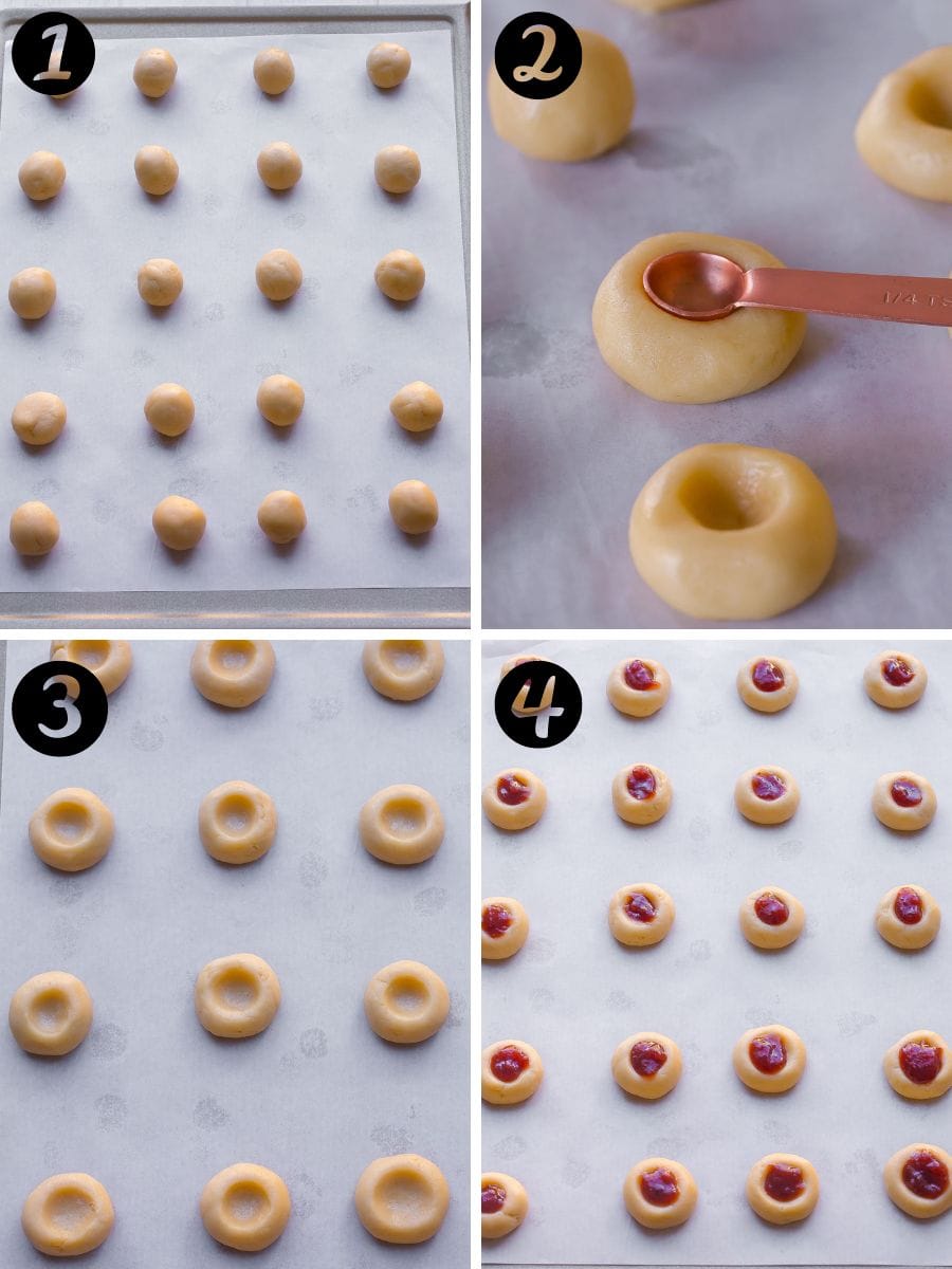 How to make Strawberry Cream Cheese Cookies process photos.