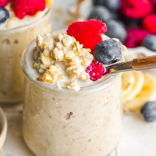 Overnight Oats with Almond Milk (Healthy & Easy recipe)
