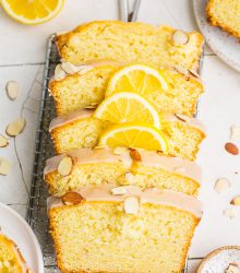 Almond Loaf Cake with Lemon