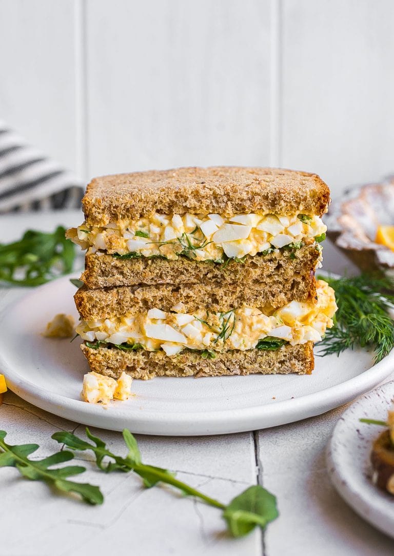 High Protein Egg Salad with Dill