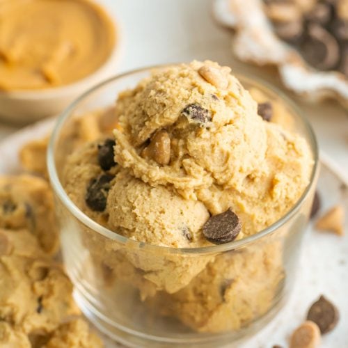 Edible Peanut Butter Cookie Dough- Kathryn's Kitchen Blog