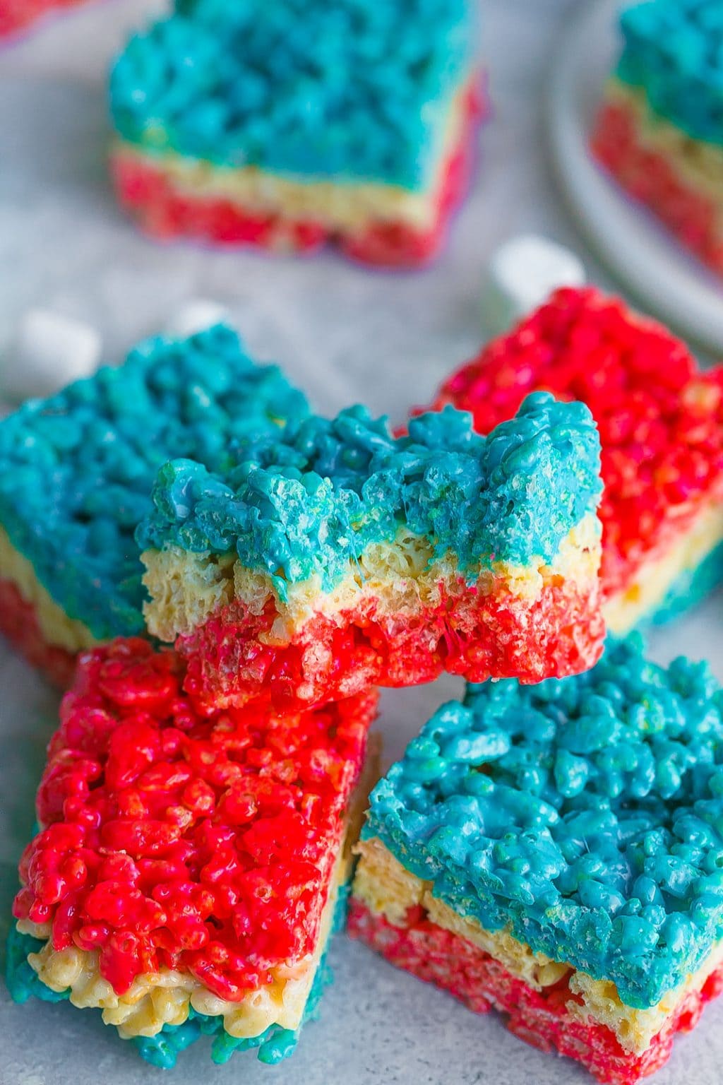 4th Of July Rice Krispie Treats - Kathryn's Kitchen