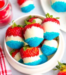 Red, White, and Blue Strawberries