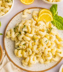 One Pot Pasta with Ricotta and Lemon