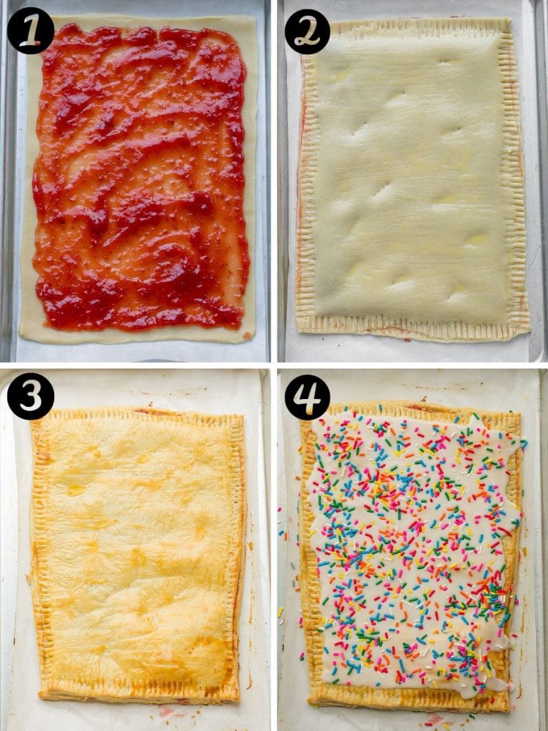 Giant Frosted Strawberry Pop Tart