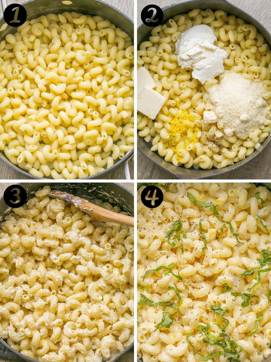 How to make One Pot Pasta with Ricotta and Lemon.