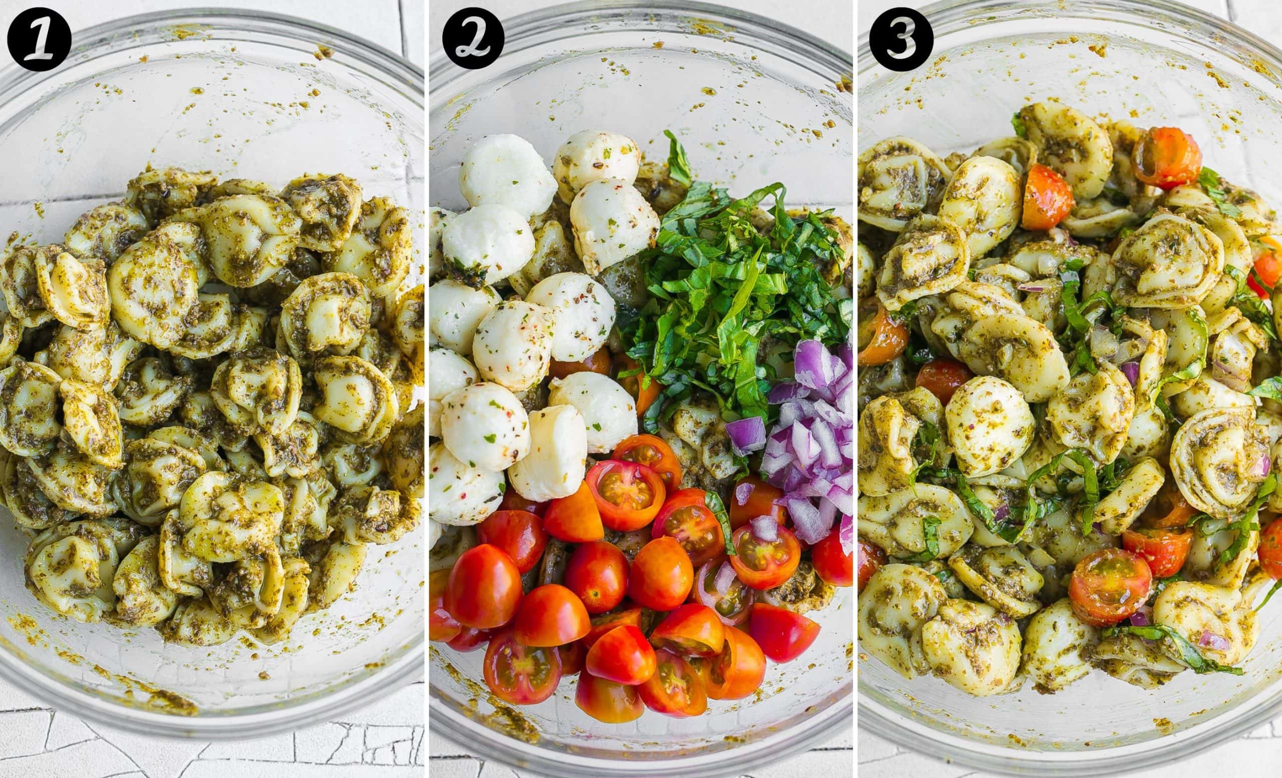 How to make tortellini salad. 
