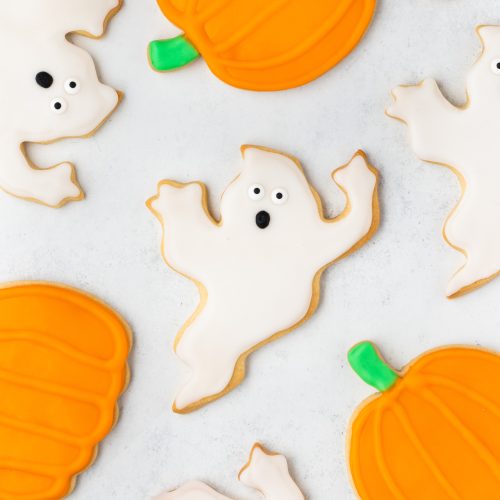 Decorated Halloween Sugar Cookies (Soft & Chewy Recipe)