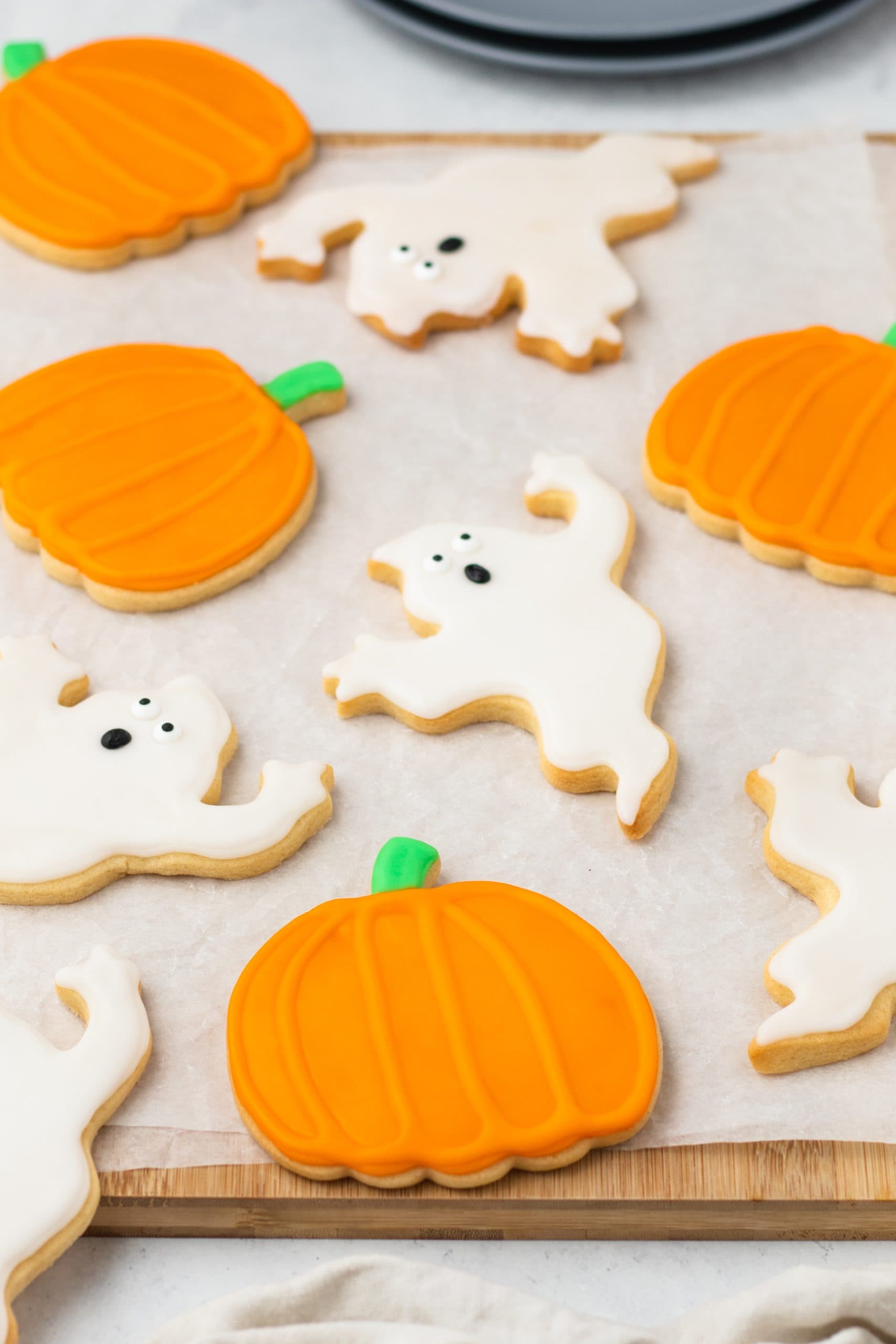 Halloween sugar cookies.