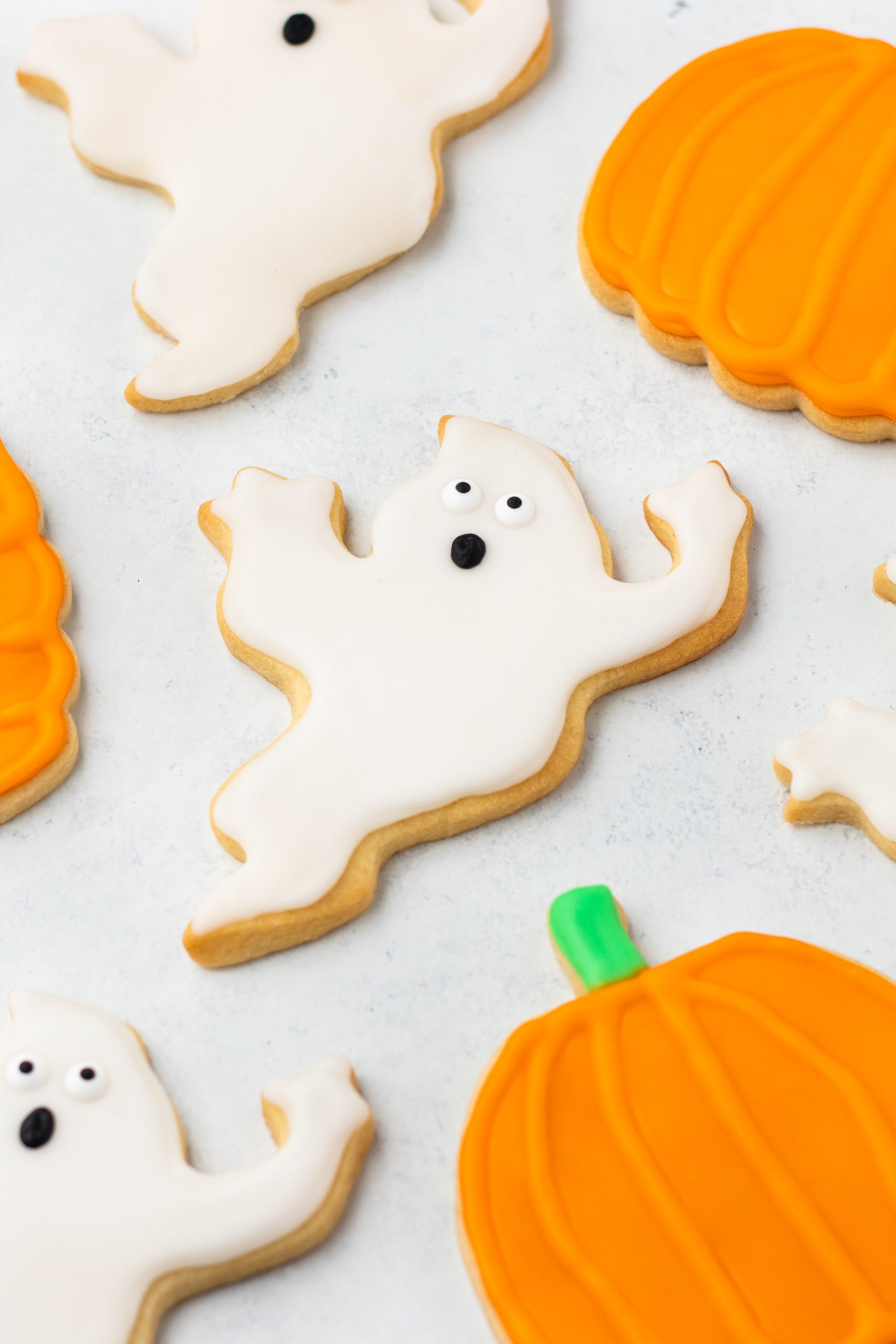Ghost halloween cookie.