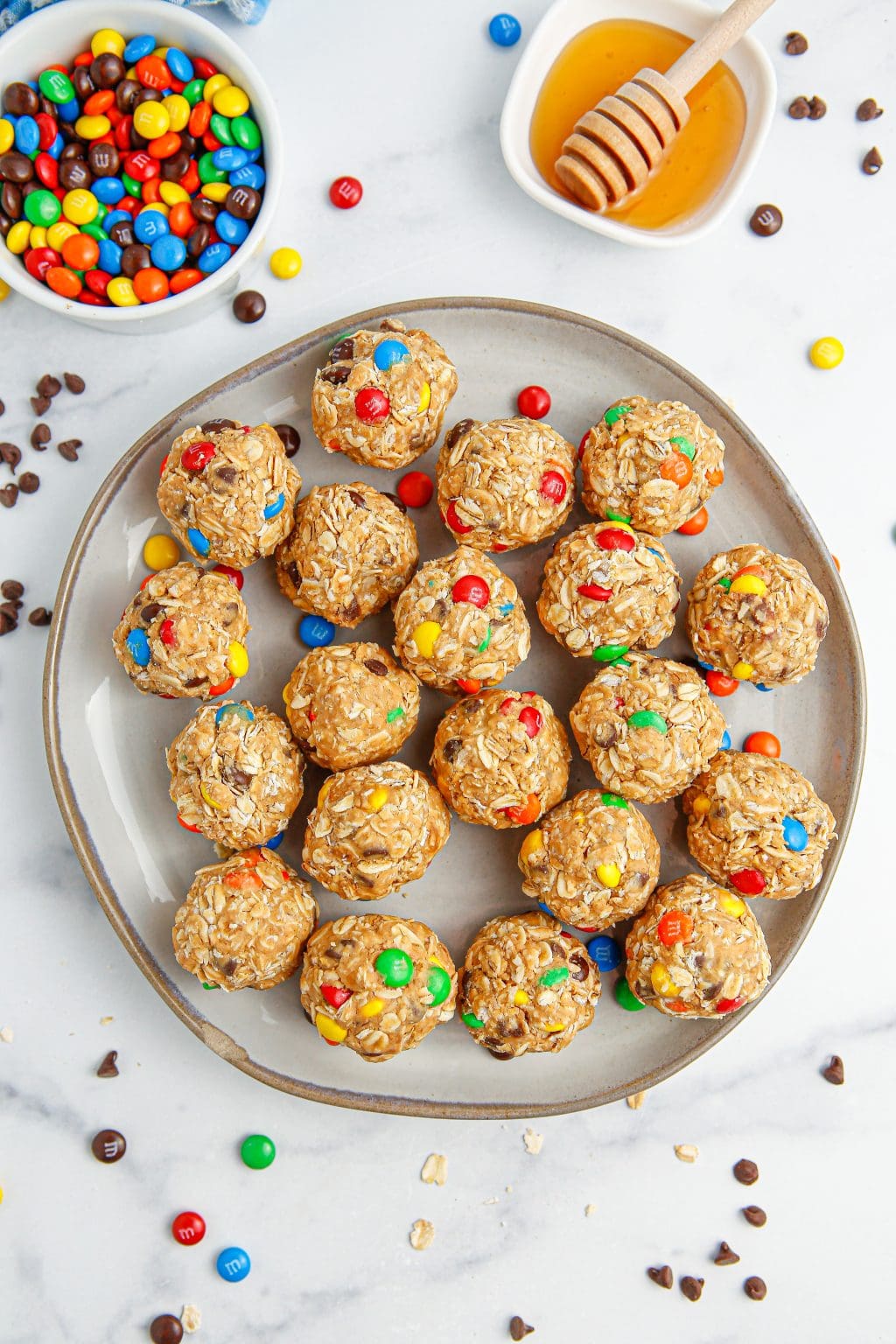 No-Bake Monster Cookie Energy Bites