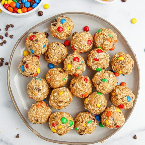 No-Bake Monster Cookie Energy Bites