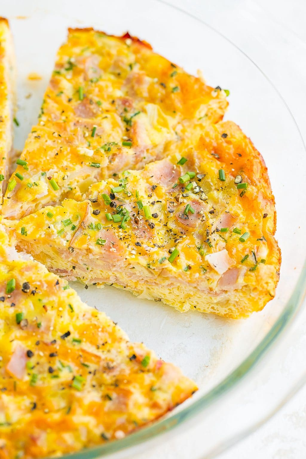 Easy Ham And Cheese Frittata