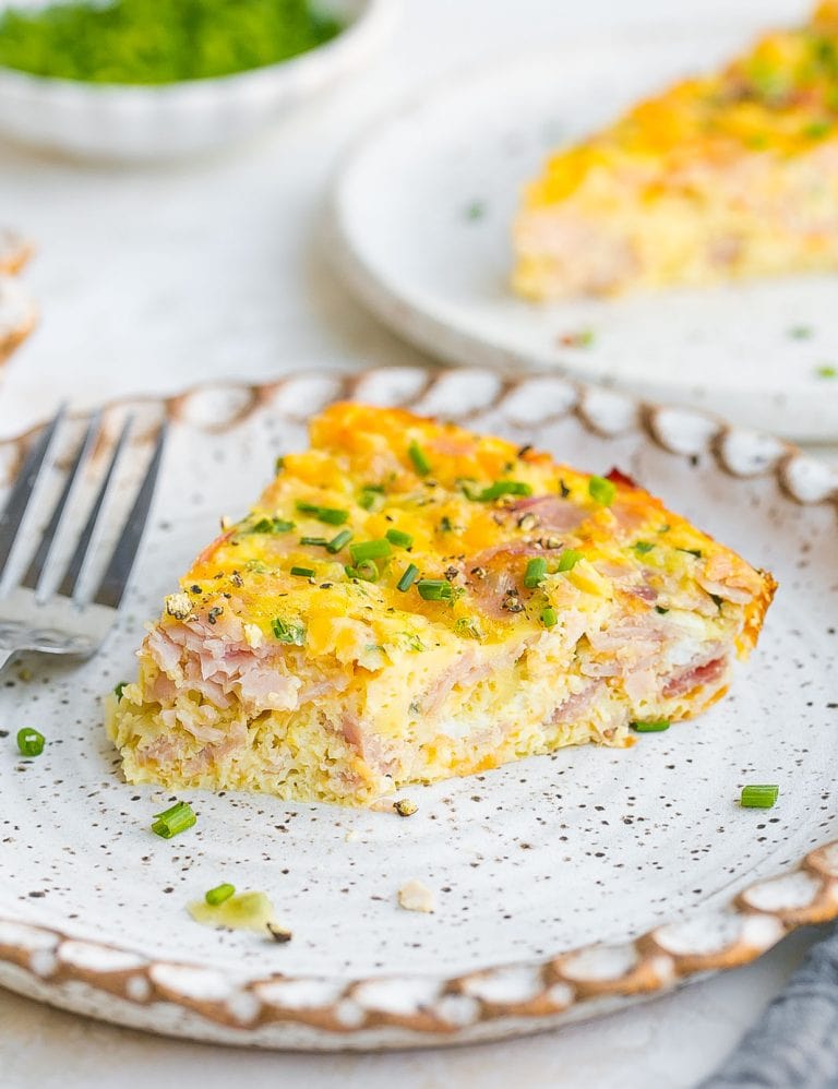 Easy Ham and Cheese Frittata