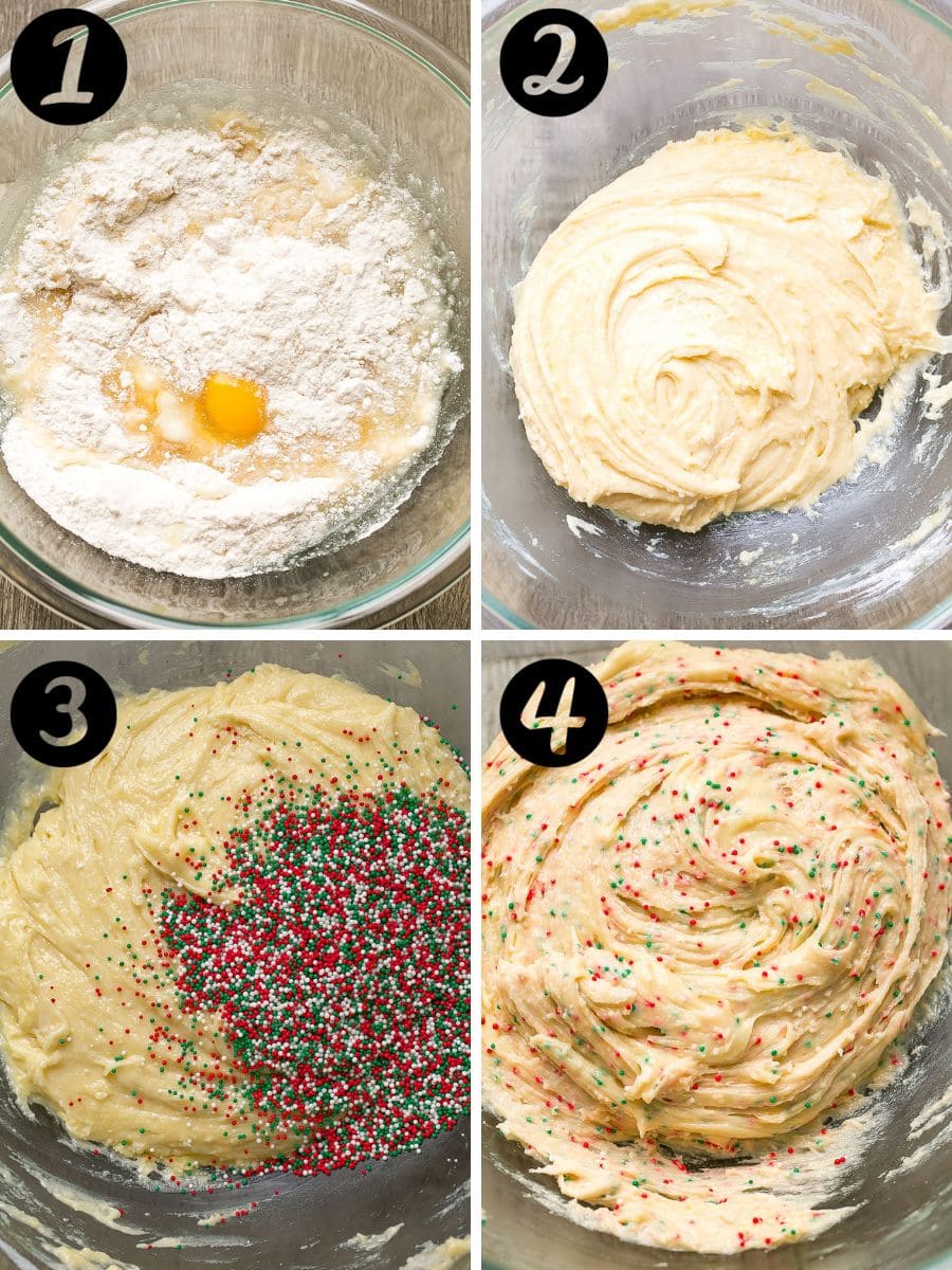 How to make Cake Mix Chrismas cookies.