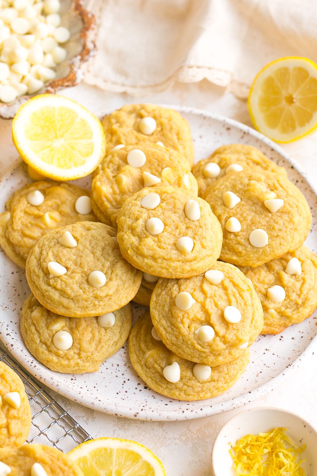 Lemon pudding cookies.