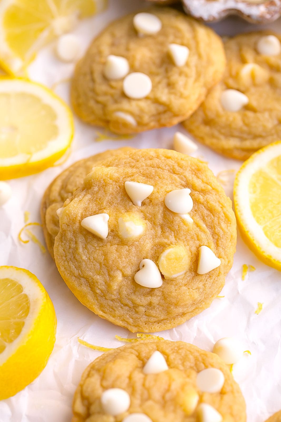 Lemon pudding cookies.