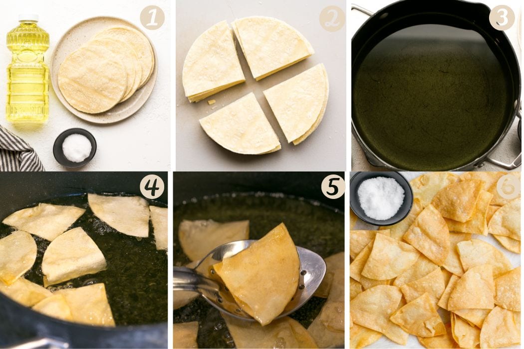How to make tortilla chips. 