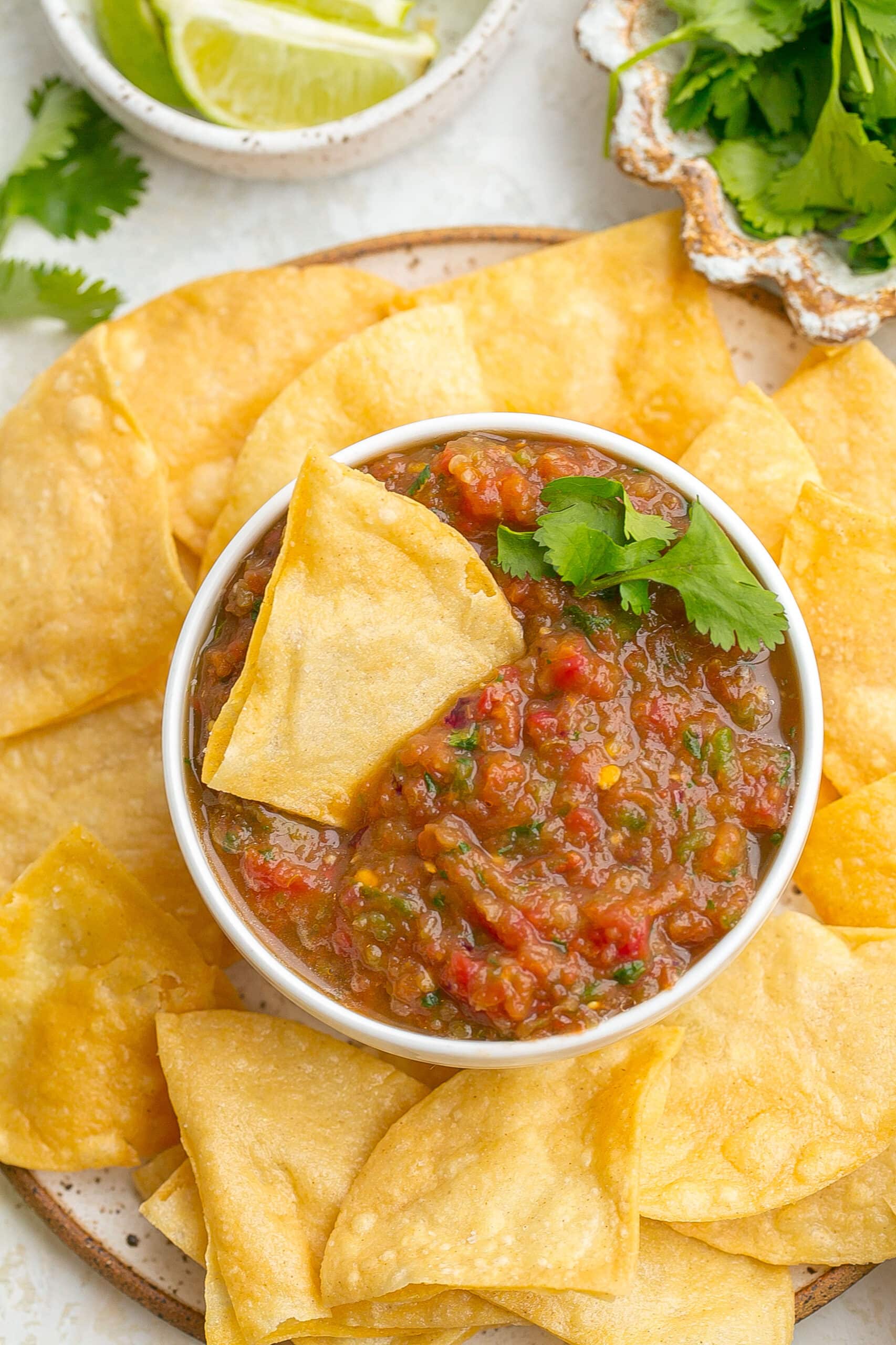 Chips and salsa. 