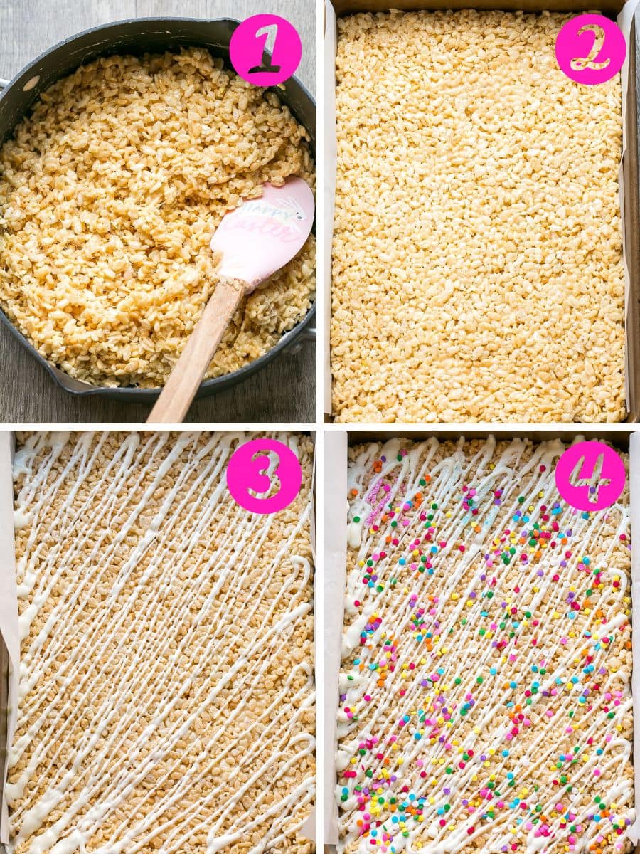 How to make Peeps rice krispies. 