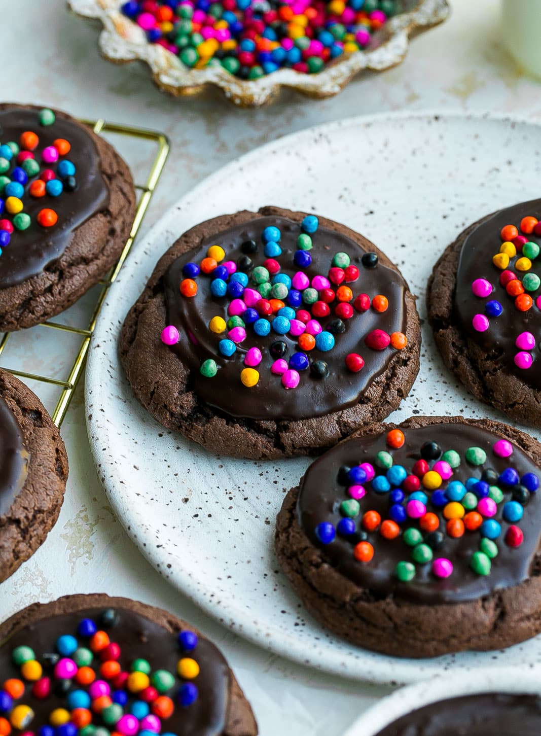 Cosmic Brownie Cookies.