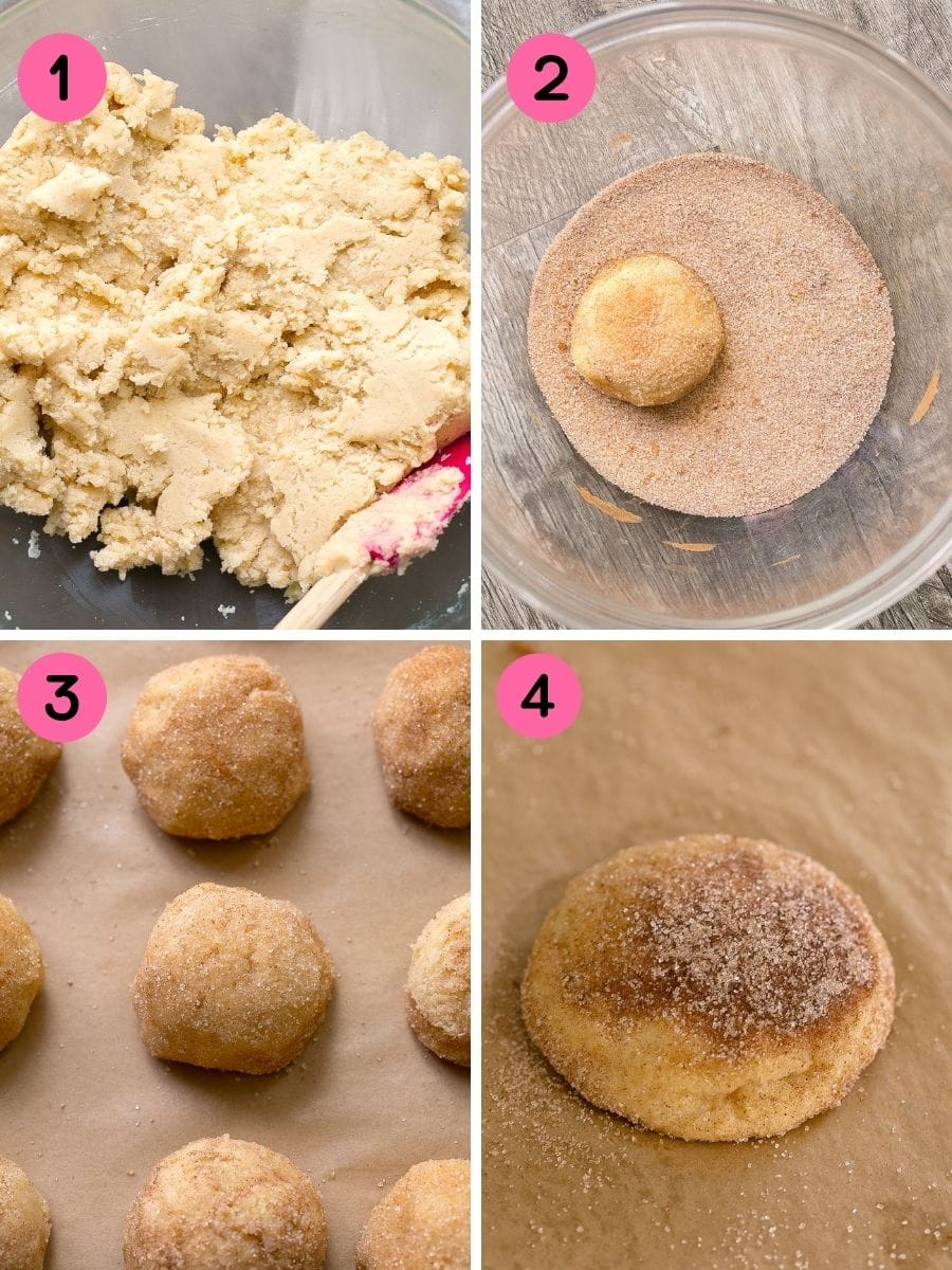 How to make snickerdoodles.