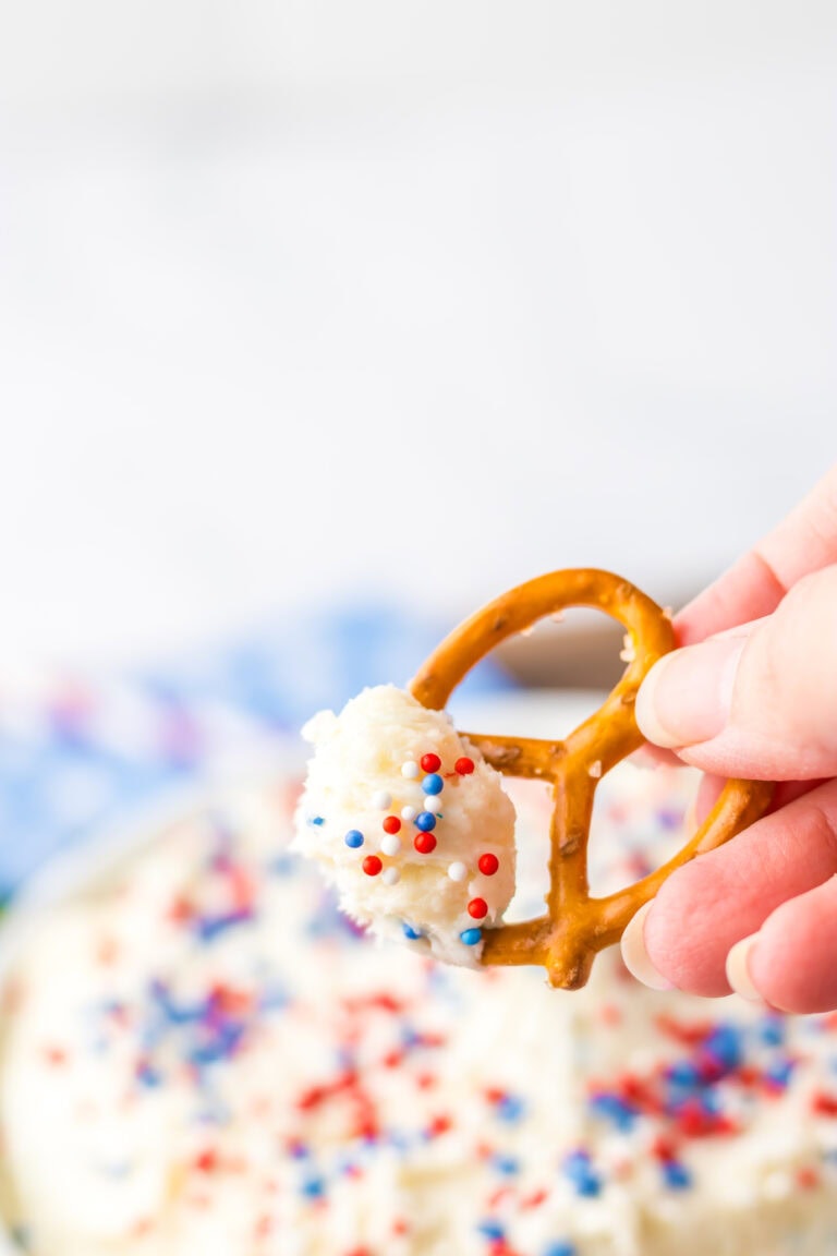 4th of july funfetti cupcakes