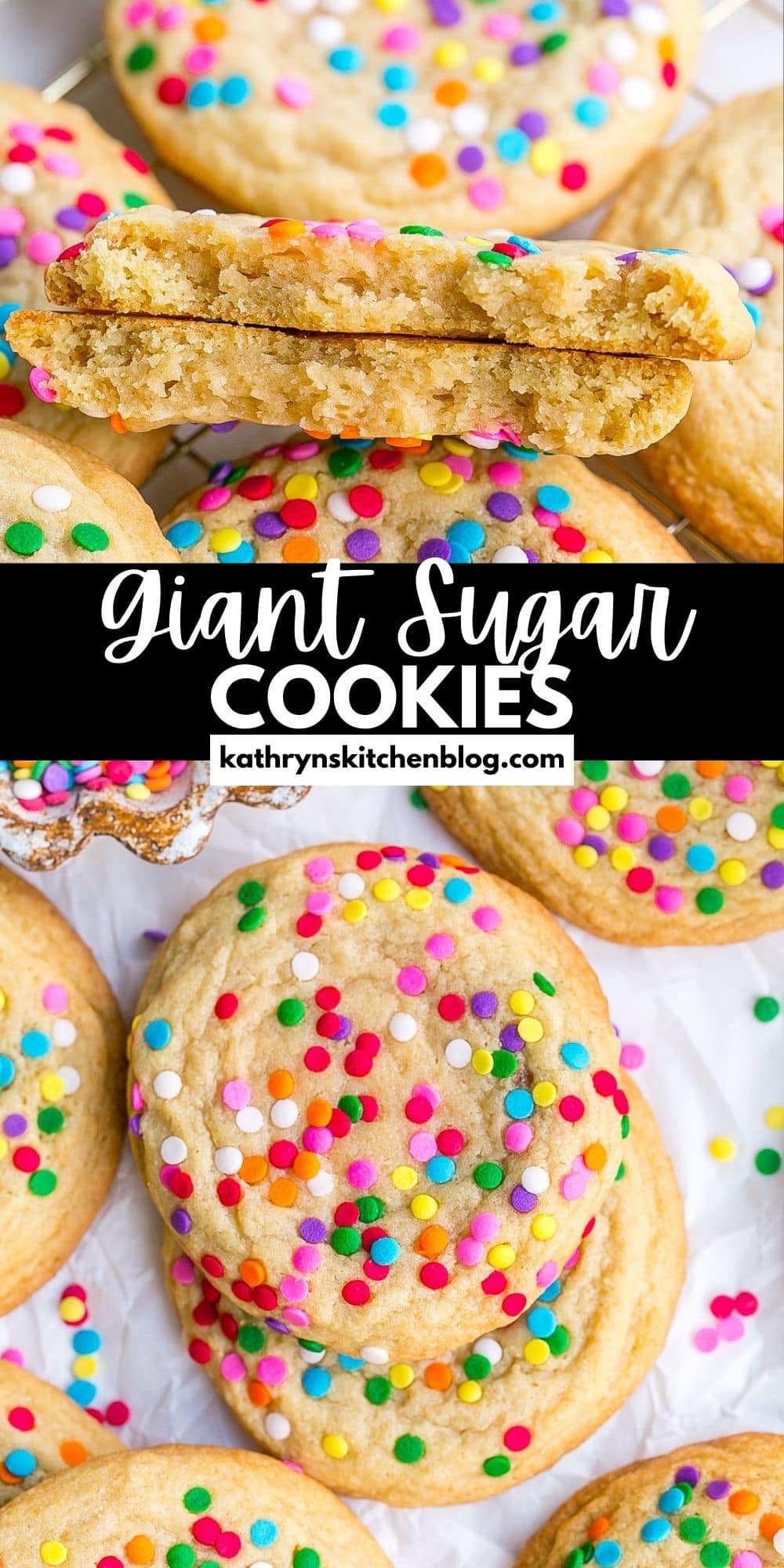 Giant Sugar Cookie Recipe (Soft Bakery-Style Cookies)