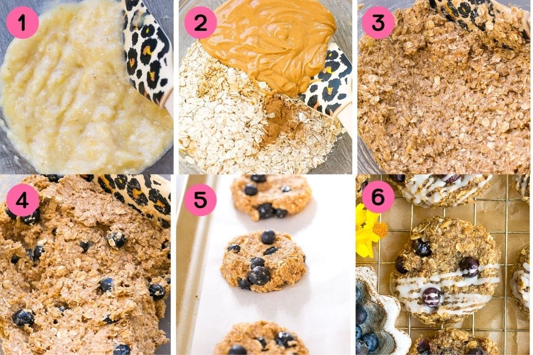 How to make healthy breakfast cookies.