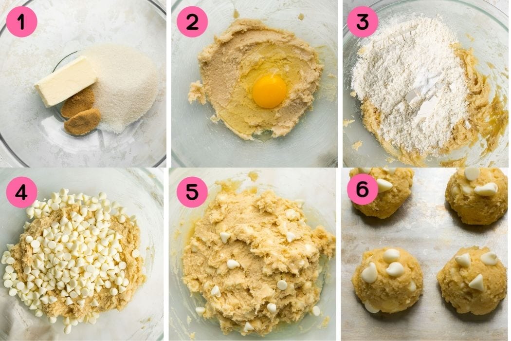 How to make White Chocolate Chip Cookies recipe.