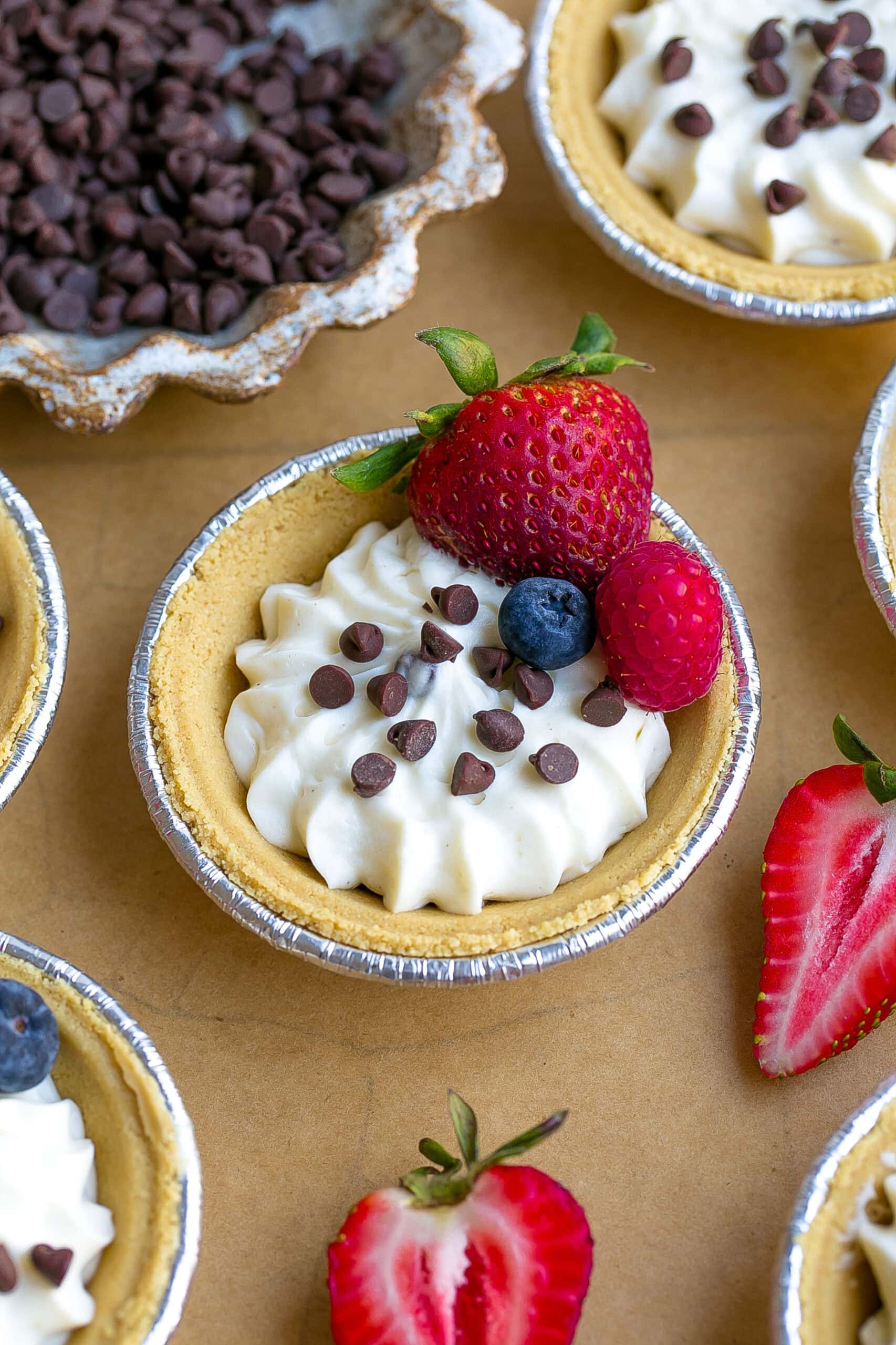 No Bake Mini Cheesecakes recipe.