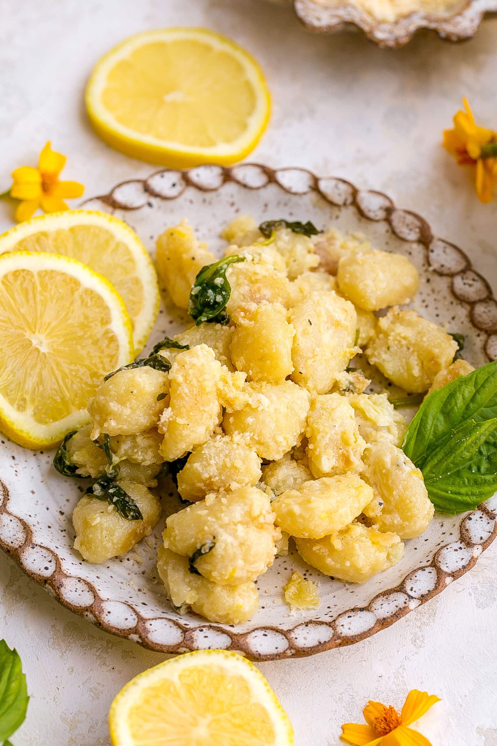 Pan Fried Garlic Parmesan Gnocchi.