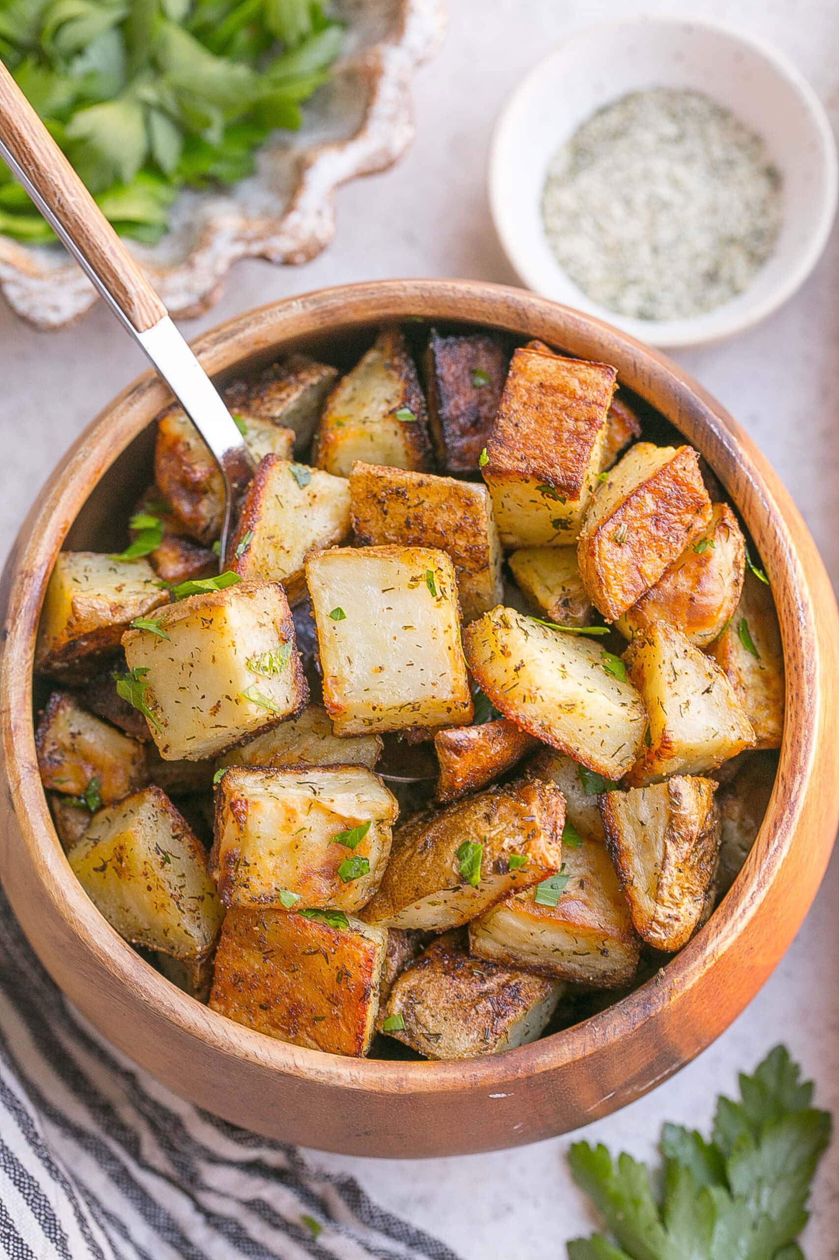 Ranch Roasted Potatoes.