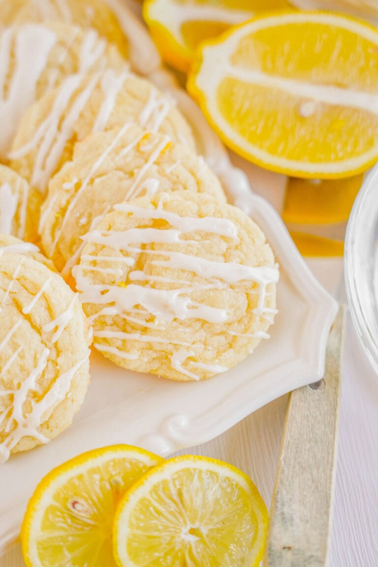 Soft Mini Lemon Cookies