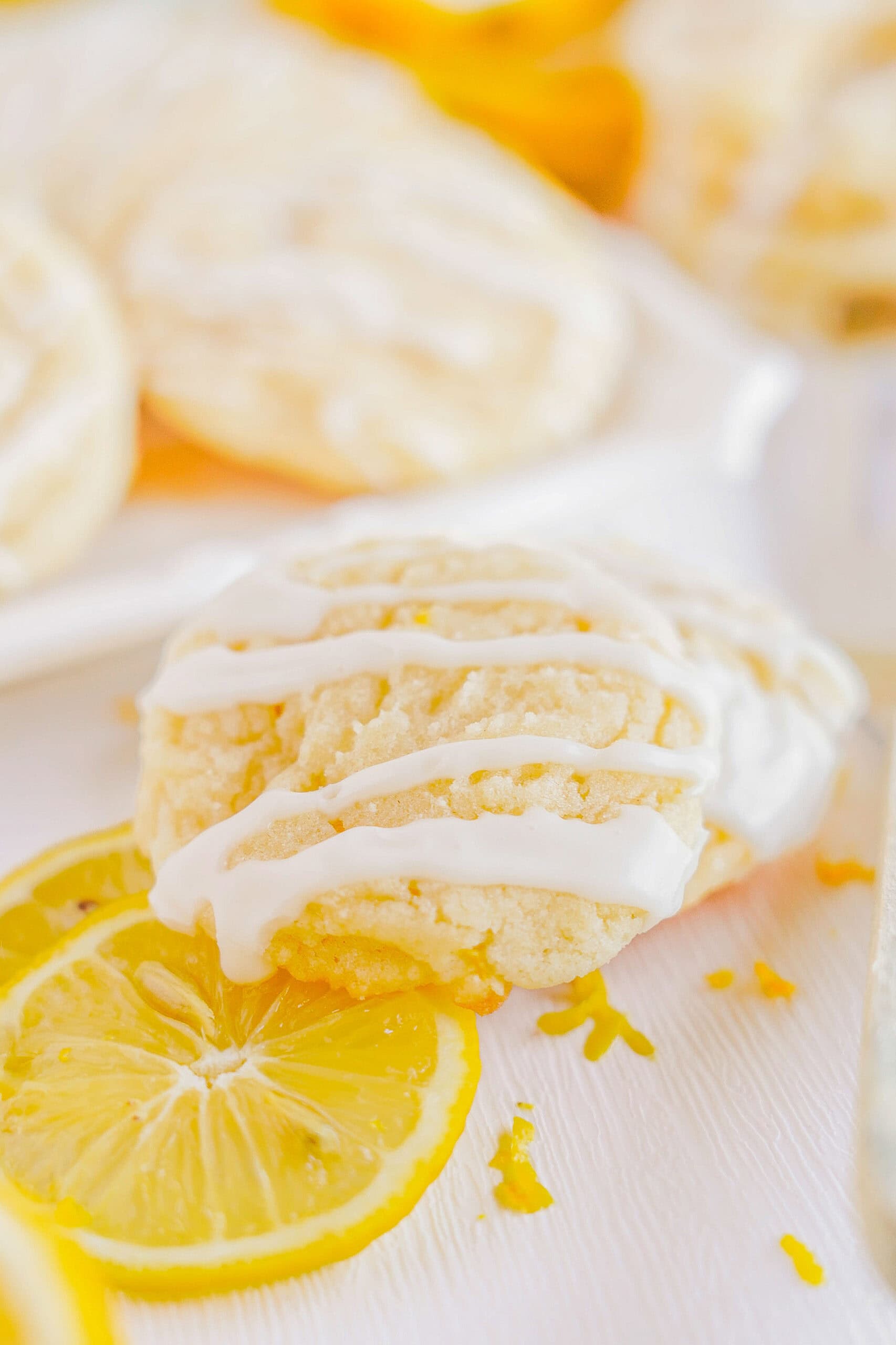 Iced Lemon Drop Cookies.