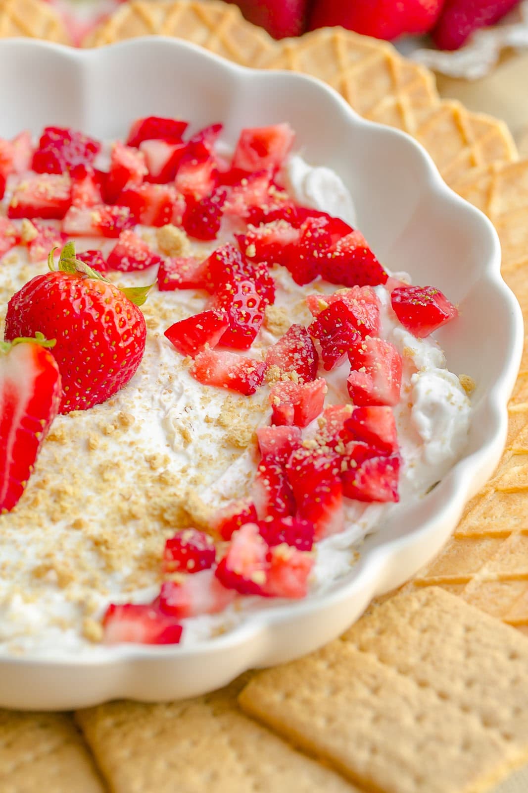 Strawberry Cheesecake dip.