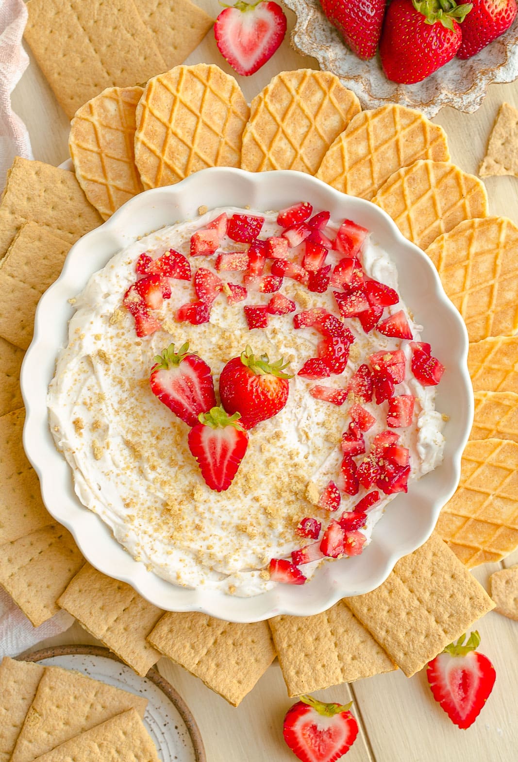 Strawberry Cheesecake Dip.