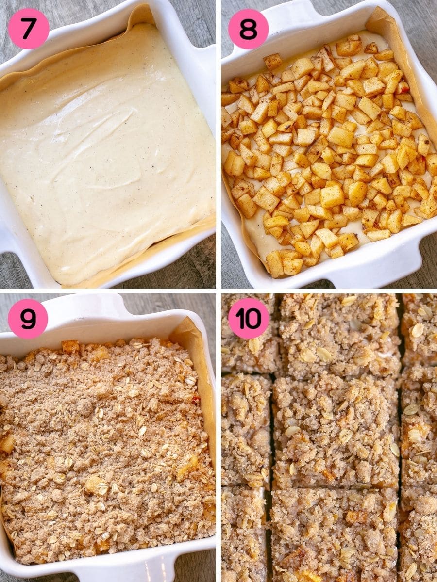 How to make Apple Pie Cheesecake Bars.