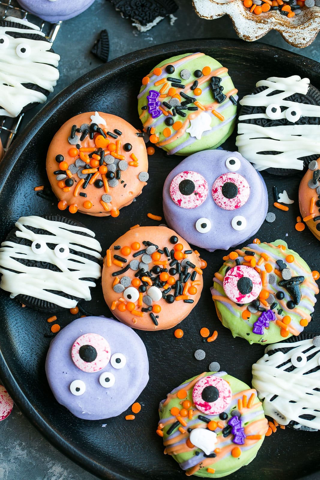 Oreo Halloween Cookies.